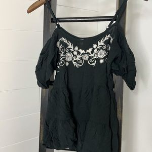 Black Xhiliration Blouse